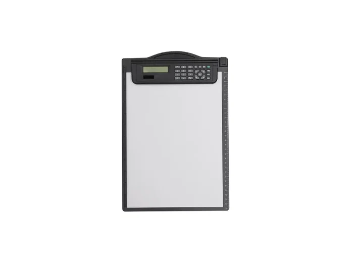 Maul Portanotas de Plástico con Calculadora Solar A4 Negro Maul Portanotas de Plástico con Calculadora Solar A4 Negro