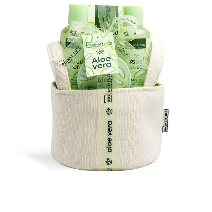 Idc Institute Estuche Aloe Vera 4 pz Kit de Baño Spa con Gel de Ducha, Baño de Burbujas, Sales y Loción Corporal Idc Institute Estuche Aloe Vera 4 pz Kit de Baño Spa con Gel de Ducha, Baño de Burbujas, Sales y Loción Corporal