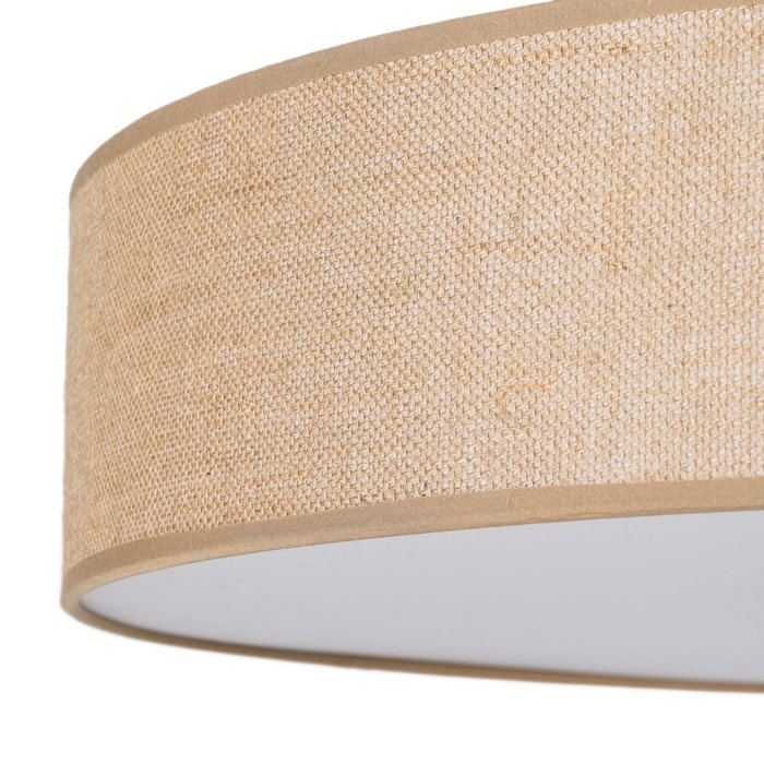 Ixia Plafón Natural Metal / Lino 70 x 70 x 15 cm Ixia Plafón Natural Metal / Lino 70 x 70 x 15 cm