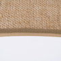 Ixia Plafón Natural Metal / Lino 70 x 70 x 15 cm