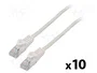 LANBERG Patch cord Cat 5e U/UTP 2m Blanco
