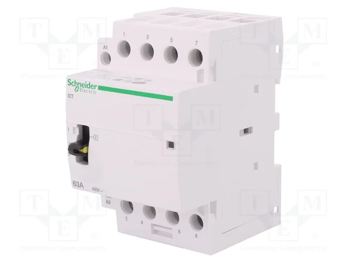 SCHNEIDER ELECTRIC Contactor ICT 4-polar 63A 220-240VAC SCHNEIDER ELECTRIC Contactor ICT 4-polar 63A 220-240VAC