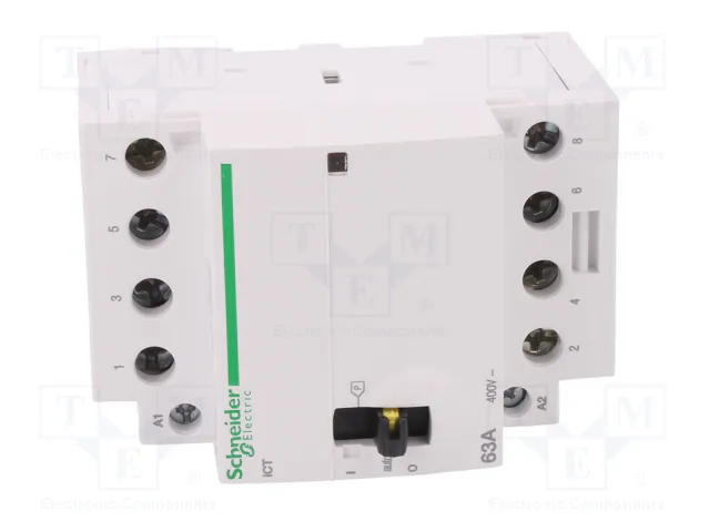 SCHNEIDER ELECTRIC Contactor ICT 4-polar 63A 220-240VAC SCHNEIDER ELECTRIC Contactor ICT 4-polar 63A 220-240VAC