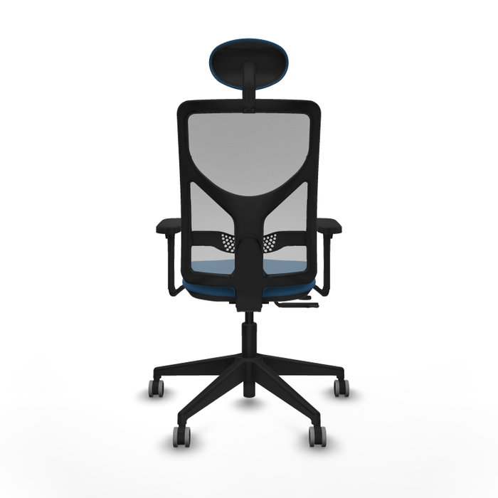 PIQUERAS Y CRESPO Silla de oficina Motilla con mecanismo Sincro/Traslack, Azul claro y Gris PIQUERAS Y CRESPO Silla de oficina Motilla con mecanismo Sincro/Traslack, Azul claro y Gris