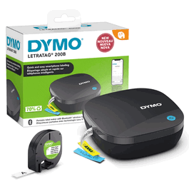 Dymo LT200B 2172855 Etiquetadora de Sobremesa, Color Negro