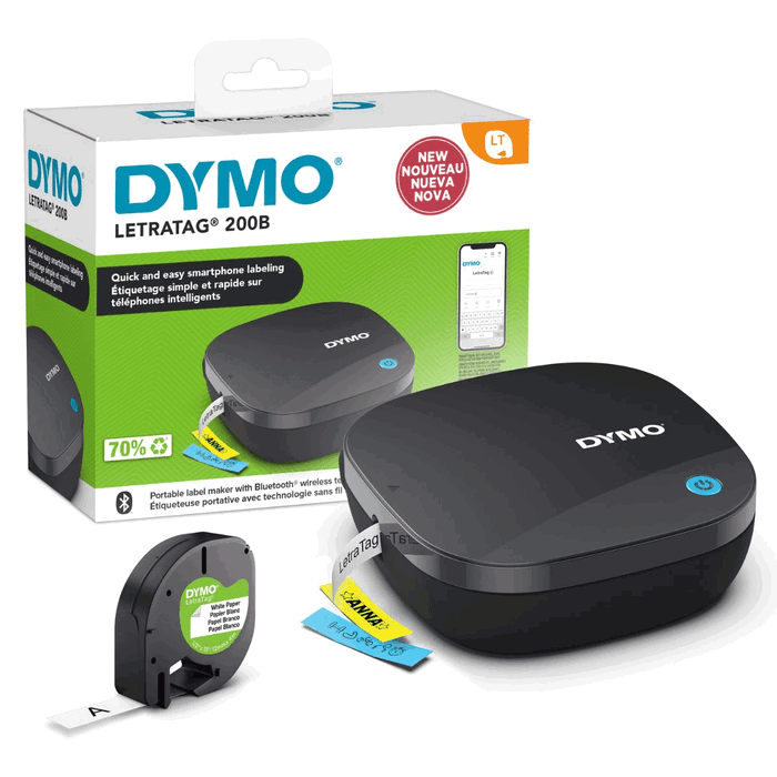 Dymo LT200B 2172855 Etiquetadora de Sobremesa, Color Negro Dymo LT200B 2172855 Etiquetadora de Sobremesa, Color Negro