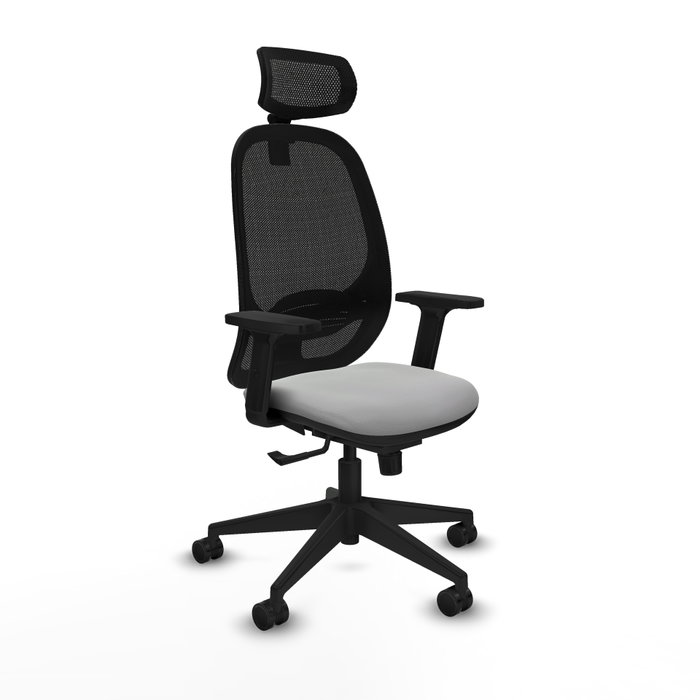 PIQUERAS Y CRESPO Silla de oficina Cilanco con mecanismo Sincro, Gris claro y Negro PIQUERAS Y CRESPO Silla de oficina Cilanco con mecanismo Sincro, Gris claro y Negro