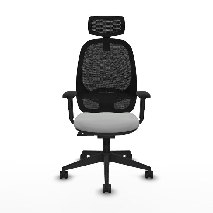 PIQUERAS Y CRESPO Silla de oficina Cilanco con mecanismo Sincro, Gris claro y Negro PIQUERAS Y CRESPO Silla de oficina Cilanco con mecanismo Sincro, Gris claro y Negro