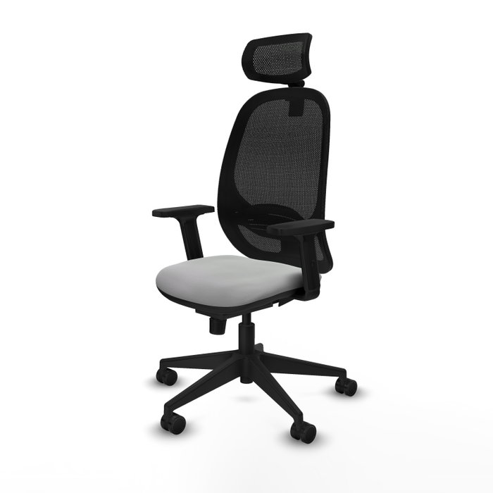 PIQUERAS Y CRESPO Silla de oficina Cilanco con mecanismo Sincro, Gris claro y Negro PIQUERAS Y CRESPO Silla de oficina Cilanco con mecanismo Sincro, Gris claro y Negro