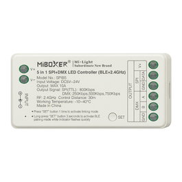Miboxer Pixel LED Controller SPI-Serie 5 en 1 SPI+DMX (2.4GHz+BLE)