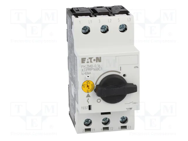 Eaton PKZM0-0,16 072730 Interruptor de protección de motor 3p Ir=0,1-0,16A Eaton PKZM0-0,16 072730 Interruptor de protección de motor 3p Ir=0,1-0,16A