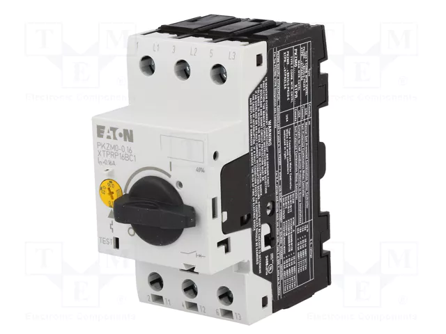 Eaton PKZM0-0,16 072730 Interruptor de protección de motor 3p Ir=0,1-0,16A Eaton PKZM0-0,16 072730 Interruptor de protección de motor 3p Ir=0,1-0,16A
