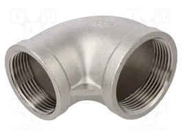 GEBO Codo de reducción de 90° hembra-hembra G 1 1/2 x G 1 1/4