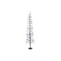 DKD Home Decor Árbol de Navidad LED Metal Negro 50 x 180 x 50 cm