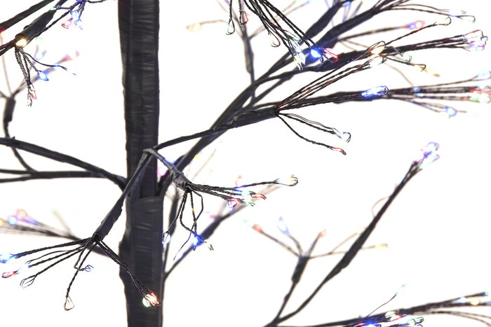 DKD Home Decor Árbol de Navidad LED Metal Negro 50 x 180 x 50 cm DKD Home Decor Árbol de Navidad LED Metal Negro 50 x 180 x 50 cm