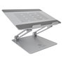 ICY BOX IB-NH300 Soporte para ordenador portátil de hasta 17 pulgadas, Plata