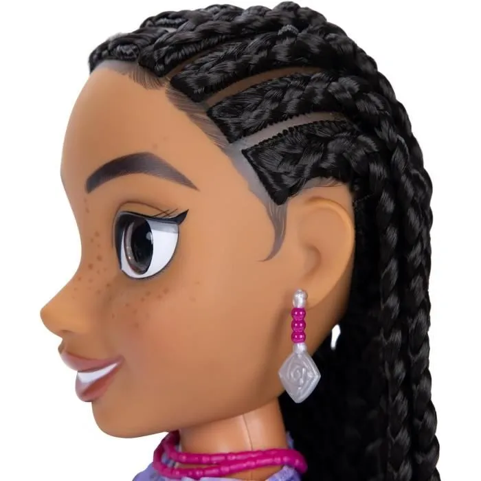 Jakks Pacific 480440 Muñeca electrónica Asha de la película Wish, 38 cm