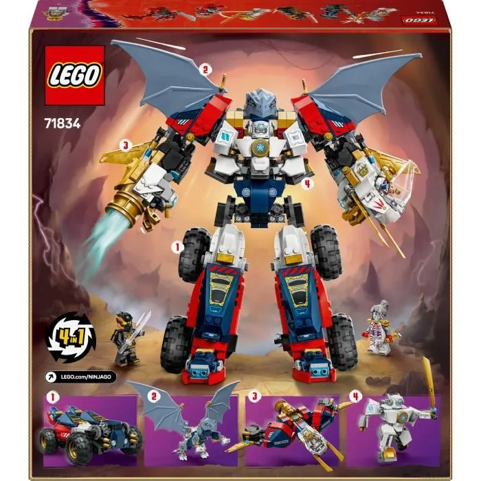 LEGO NINJAGO Meca Ultra Combo de Zane (71834)