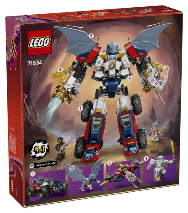 LEGO NINJAGO Meca Ultra Combo de Zane (71834)