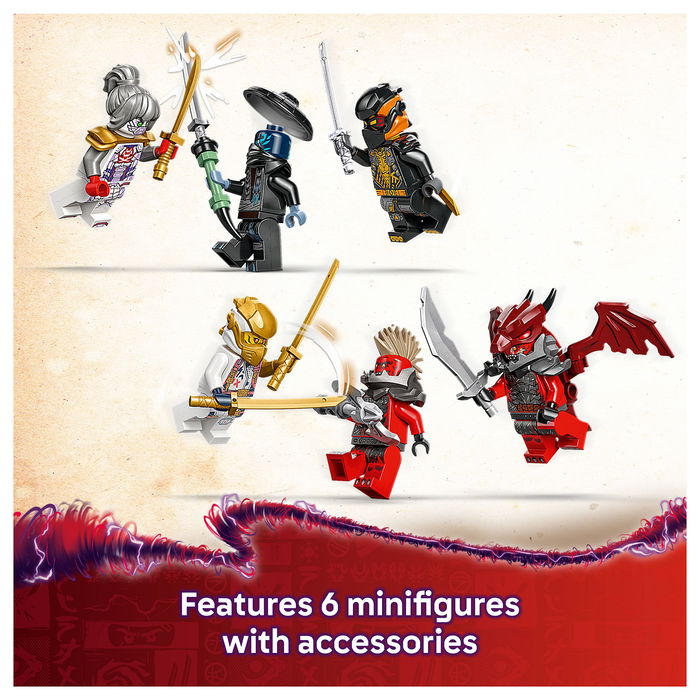 LEGO Ninjago Zanes Ultra-Kombi-Mech Juego Construcción 1187 Piezas 9+ Años