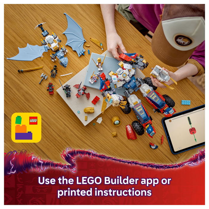 LEGO Ninjago Zanes Ultra-Kombi-Mech Juego Construcción 1187 Piezas 9+ Años