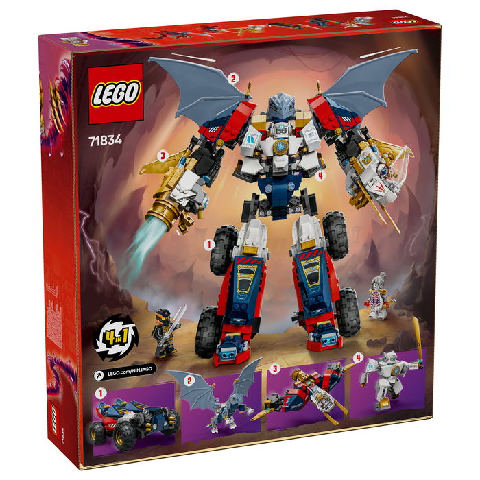 LEGO Ninjago Zanes Ultra-Kombi-Mech Juego Construcción 1187 Piezas 9+ Años