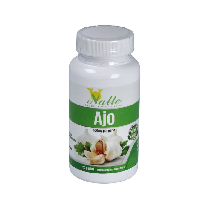 EL VALLE Aceite de Ajo 500mg 120 perlas EL VALLE Aceite de Ajo 500mg 120 perlas
