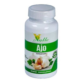 EL VALLE Aceite de Ajo 500mg 120 Perlas para Hipertensión y Digestión