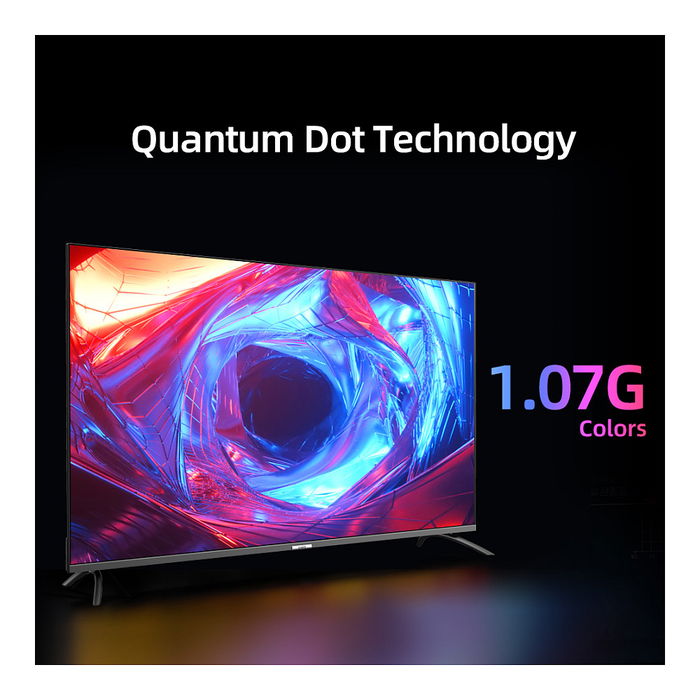 Chiq U50QM8V Televisor QLED 50" 127cm UHD 4K Google TV Gris Plata