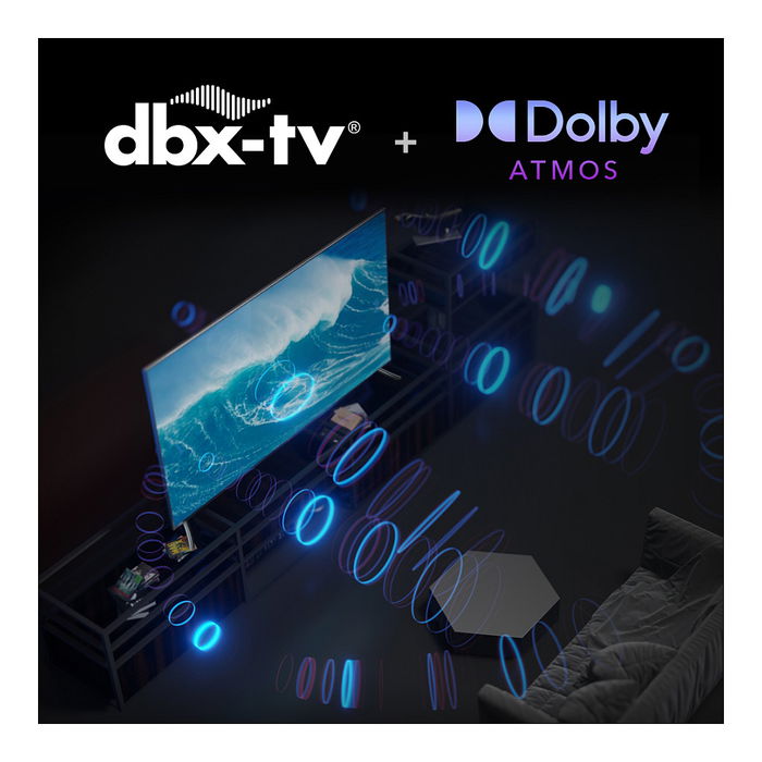 Chiq U50QM8V Televisor QLED 50" 127cm UHD 4K Google TV Gris Plata