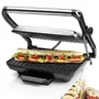 GRILL PRINCESS 112413 PANINI GRILL - 2000W - PARRILA PARA BOCADILLOS - SUPERFICIE COCCIÓN 29.5*23.5CM - TAPA FLOTANTE - BASE ANTIDESLIZANTE