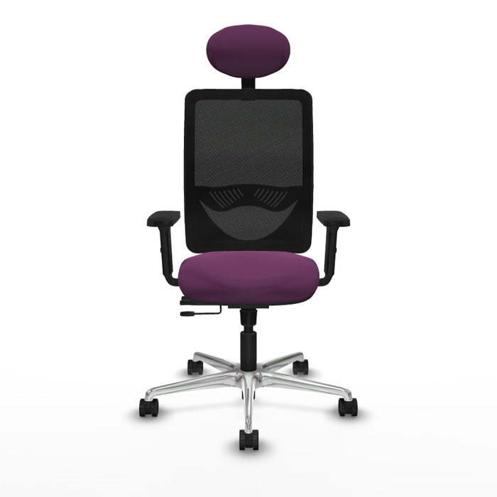 PIQUERAS Y CRESPO Silla de oficina Zulema con mecanismo Sincro/Traslack, Morado y Negro PIQUERAS Y CRESPO Silla de oficina Zulema con mecanismo Sincro/Traslack, Morado y Negro