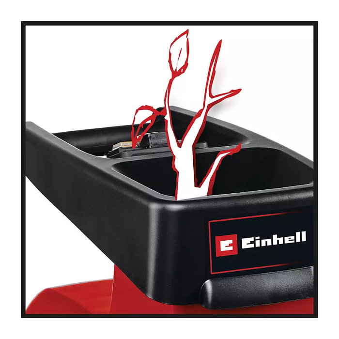 Einhell Elektro-Leisehcksler GC-RS 60 CB (rojo/negro, 2.300 W)
