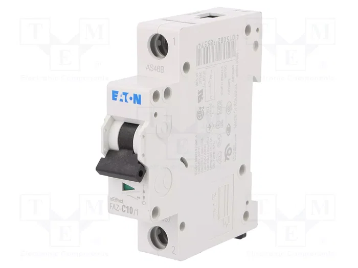 EATON ELECTRIC FAZ-C10/1 Interruptor magnetotérmico 10A 1 Polo 15kA EATON ELECTRIC FAZ-C10/1 Interruptor magnetotérmico 10A 1 Polo 15kA