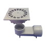 Tecnoagua Sumidero Sifónico PVC T-88 VH 360°, 250 x 250 x 70,5 mm / Ø110 - 90 mm