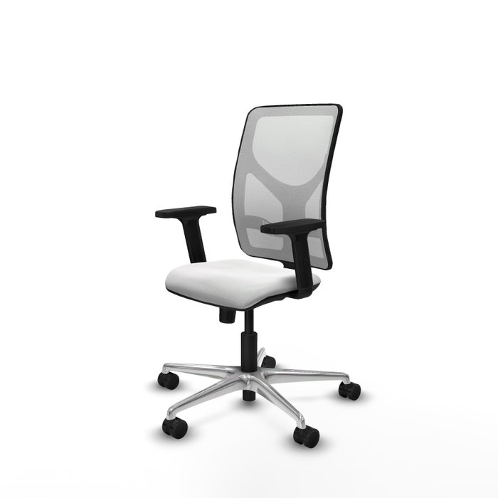 PIQUERAS Y CRESPO Silla de oficina Motilla Blanca con Mecanismo Sincro PIQUERAS Y CRESPO Silla de oficina Motilla Blanca con Mecanismo Sincro
