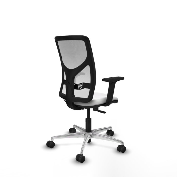 PIQUERAS Y CRESPO Silla de oficina Motilla Blanca con Mecanismo Sincro PIQUERAS Y CRESPO Silla de oficina Motilla Blanca con Mecanismo Sincro
