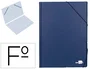 Liderpapel Carpeta Folio Sencilla Azul