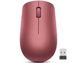 Lenovo ratón óptico inalámbrico RF 530 ambidiestro 1200 DPI rosa