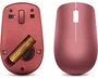 Lenovo 530 Ratón Ambidiestro RF Inalámbrico Óptico 1200 DPI para Oficina - Color Rojo