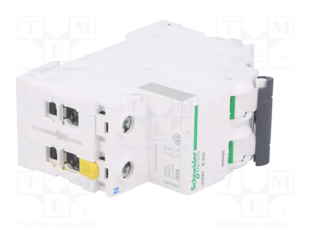 SCHNEIDER ELECTRIC Interruptor magnetotérmico iC60N 25A 1+N 400VAC 6kA