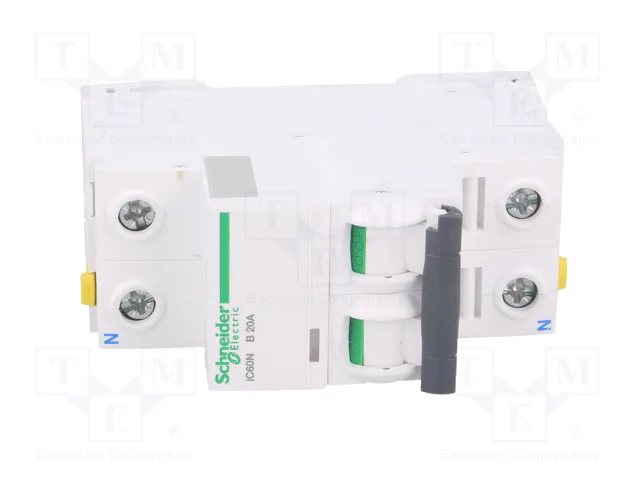 SCHNEIDER ELECTRIC Interruptor magnetotérmico iC60N 25A 1+N 400VAC 6kA