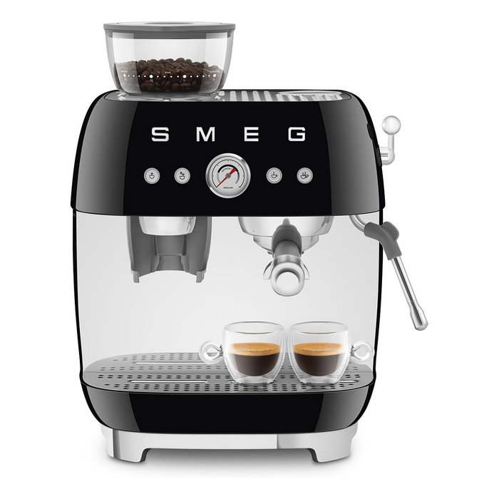 Smeg EGF03BLEU Máquina espresso 50s Style 2,4 L Molinillo integrado 1650 W Negro