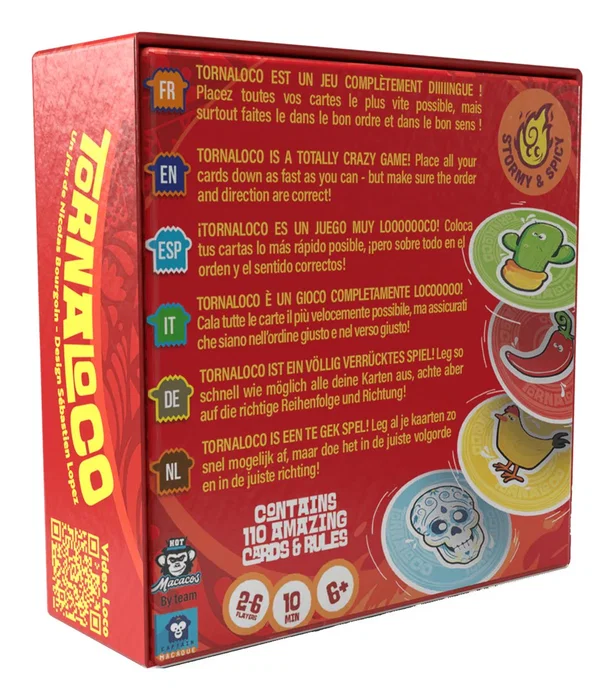 Asmodee Tornaloco Juego de Cartas