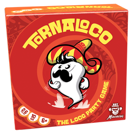 Hot Macacos Tornaloco - HMTL01ES - Juego de Cartas de Mesa Familiar, 2-6 Jugadores, A Partir de 6 Años, Cartas Rápido y Tornado, Multilingüe, Partidas 10-40 Min