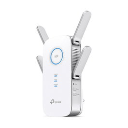 TP-Link RE655 Repetidor de Red WiFi, 1733 Mbps, Banda Dual 2.4GHz/5GHz, Gigabit Ethernet, 4 Antenas, Blanco