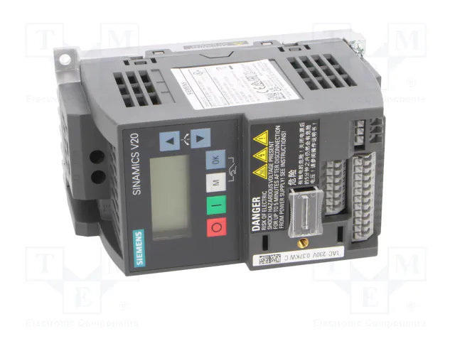 SIEMENS SINAMICS V20 Inversor Monofásico 0,37kW