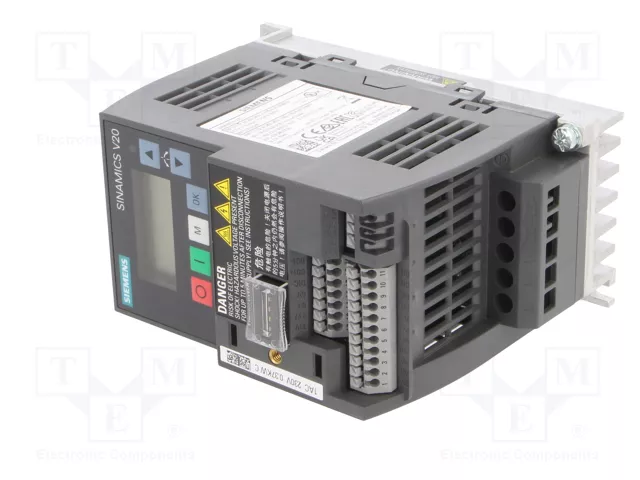 SIEMENS SINAMICS V20 Inversor Monofásico 0,37kW