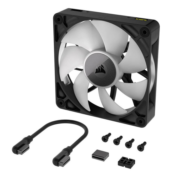 Corsair iCUE LINK RX120 RGB Ventilador de Caja 120mm Negro Corsair iCUE LINK RX120 RGB Ventilador de Caja 120mm Negro