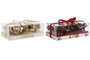 DKD Home Decor Vela Navidad Tradicional Rojo Blanco 10 x 6.5 x 19.5 cm Set de 2 (12 Unidades)